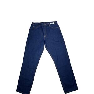 WearGuard Work Jeans Men’s 40x36 Dark Blue Straight Leg 100% Cotton
